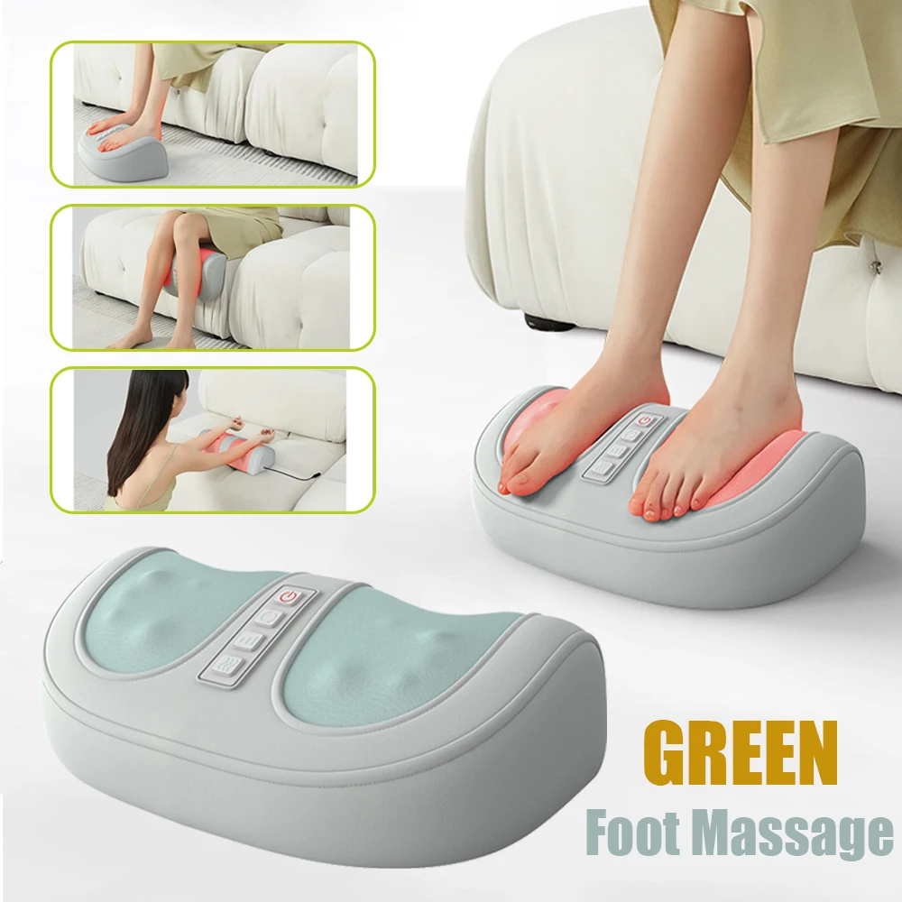 

Electric Foot Massager Vibration Hot Compress Machine Leg Roller Massage Acupoints Kneading Squeezing Relax Promotes Metabolism
