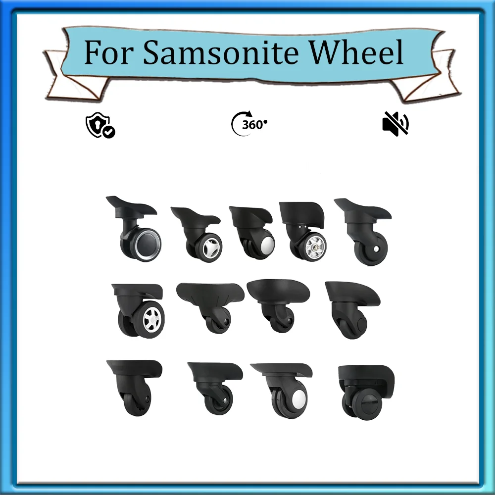 

For Samsonite Trolley case universal wheel Luggage Wheel accessories Password Travel Suitcase Roller pulley casters Maintenance