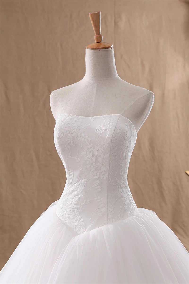 Abito da sposa 2024 nuovo abito da sposa Sexy con scollo a v a maniche lunghe di lusso con abito da ballo del treno abiti da sposa classici da principessa