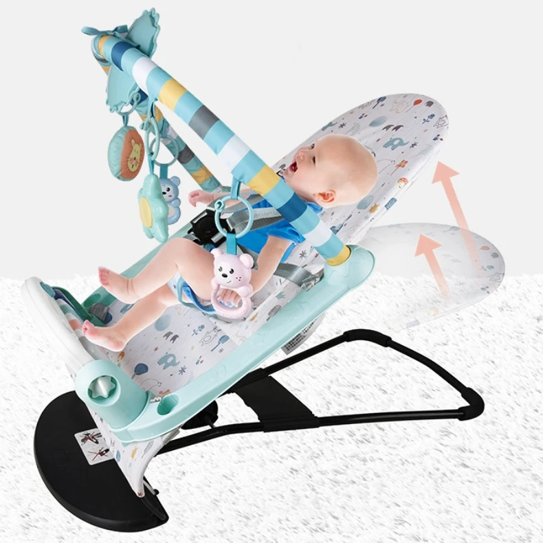 Three-in-One Baby Toy for Early Childhood Education Automatic Electric Shakingbed Vibration Sleeping Baby Rocking Chair