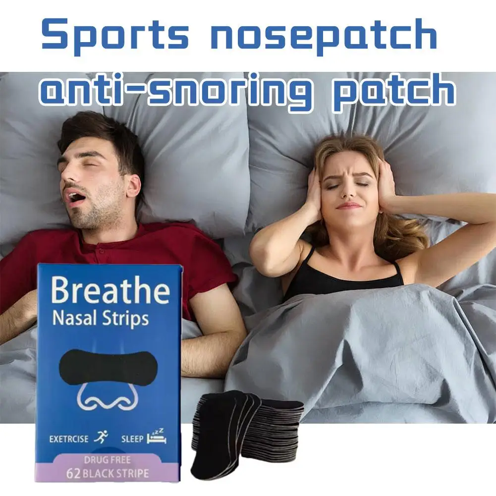 

Efficient Anti-snoring Sticker Physically Relieve Nasal Congestion Expand Air Intake Strengthen Viscosity Sports Nasal Stickers