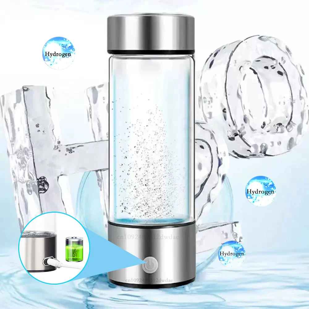 

USB Electric Hydrogen-Rich Water Cup Titanium Filter Healthcare Water Generator Bottle Cup For Enhanced Water Quality