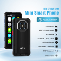 SERVO TANK500 Android Mini Rugged Smartphone 4G LTE RAM 6GB ROM 128GB Camera 13MP PTT Intercom IP68 Waterproof Small Smart Phone