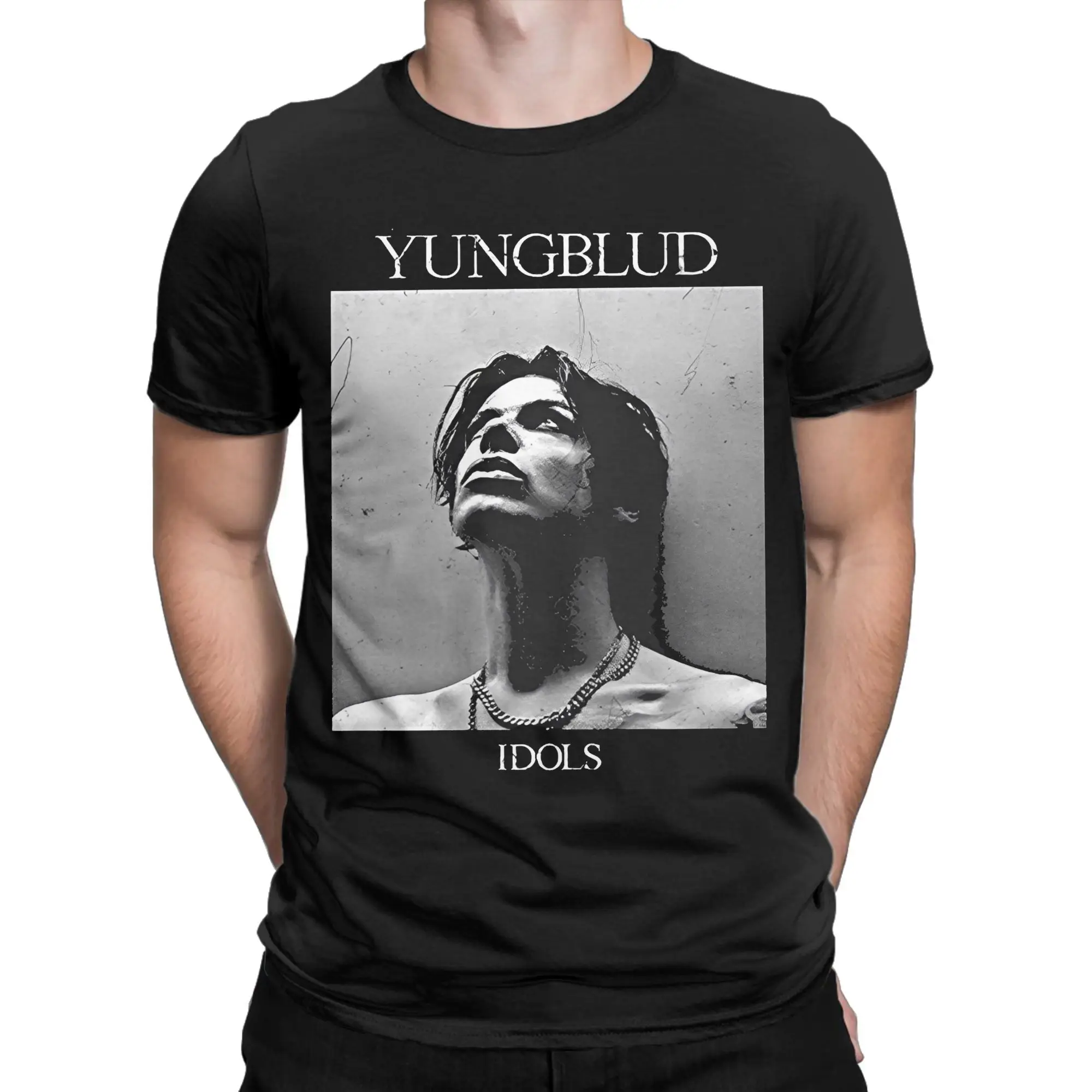 Yungblud Idols 2025 جولة الجرافيك الطباعة تي شيرت الرجال النساء 100% القطن تي شيرت الملابس