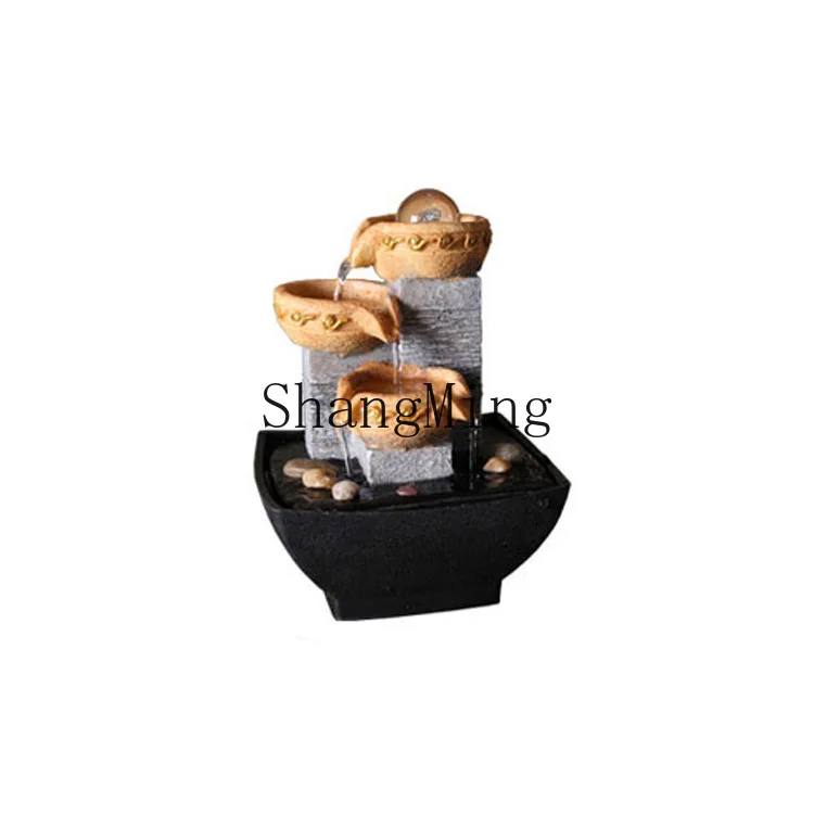 

PYH desktop running water fountain ornament office Jucai living room home decoration creative gift manufacturer