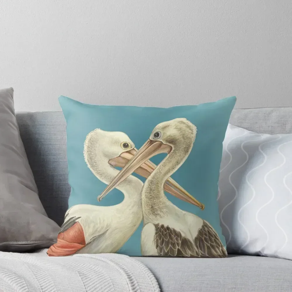 Australian Pelicans - In memory of Craig Lester Throw Pillow Christmas Covers Sofa Cushions pillowcases for sofa cushions pillow