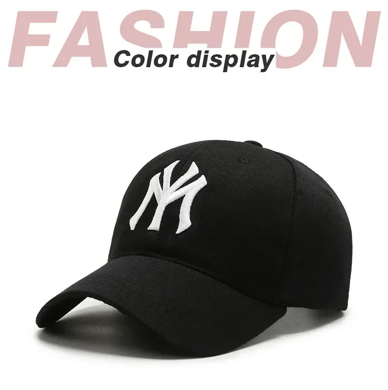 Unique Embroidered Fashion Letter Baseball Cap with Adjustable Sun Visor for Men and Women Outdoors