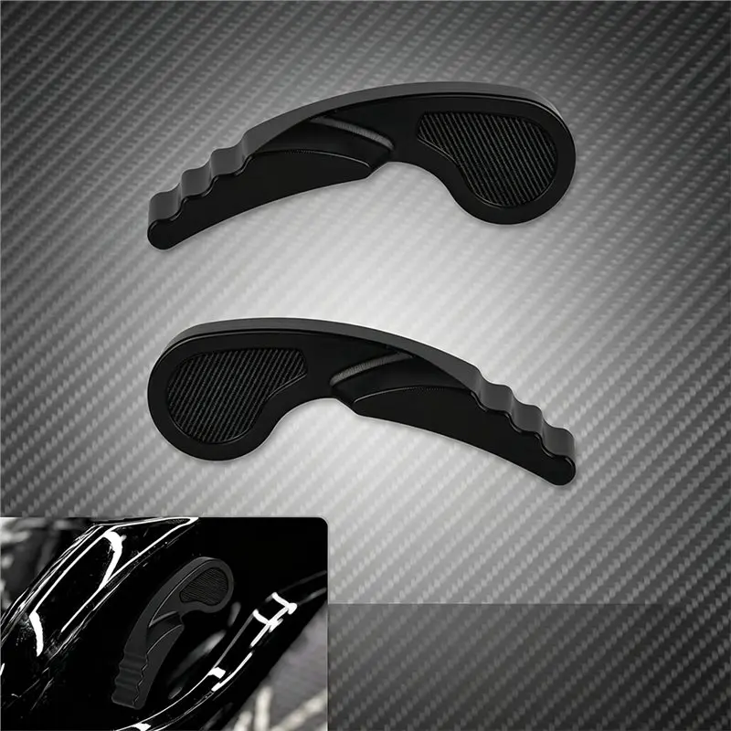 A02Q-Saddle Bag Lifters Latches Lids Latch Levers For Harley For Electra Road Street Glide Special FLHR 14-25 Motorcycles
