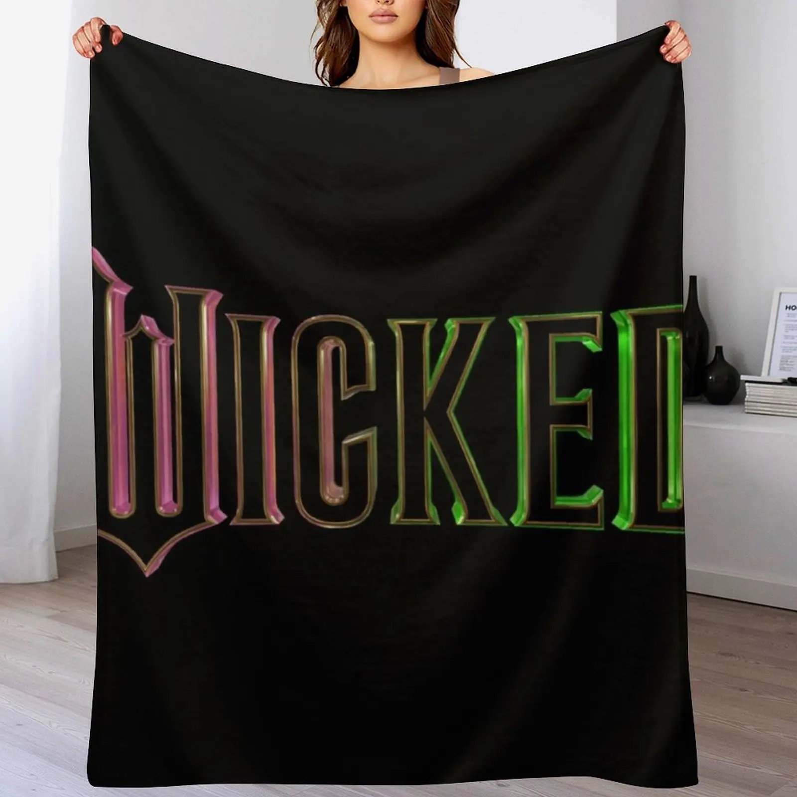 

wicked Throw Blanket Soft Sherpa Fleece Warm Blanket for Winter