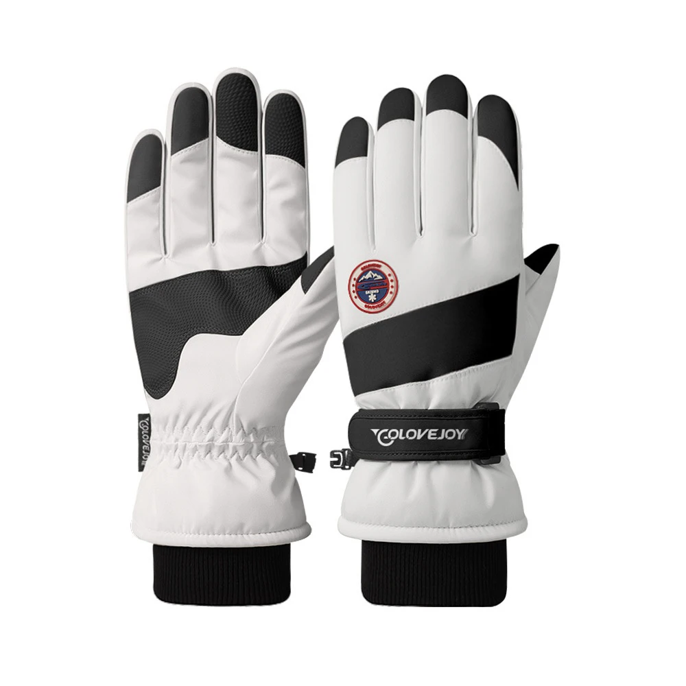 多機能冬スノーボードスキーグローブ滑り止めタッチスクリーン防水オートバイサイクリング豪華な暖かい乗馬手袋