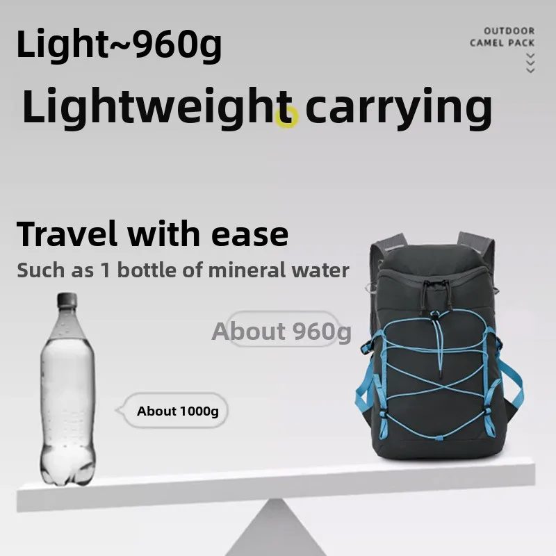 Outdoor anti-slip and waterproof backpack, sports bag, hiking bag, trekking bag, lightweight travel backpack,double-shoulder bag