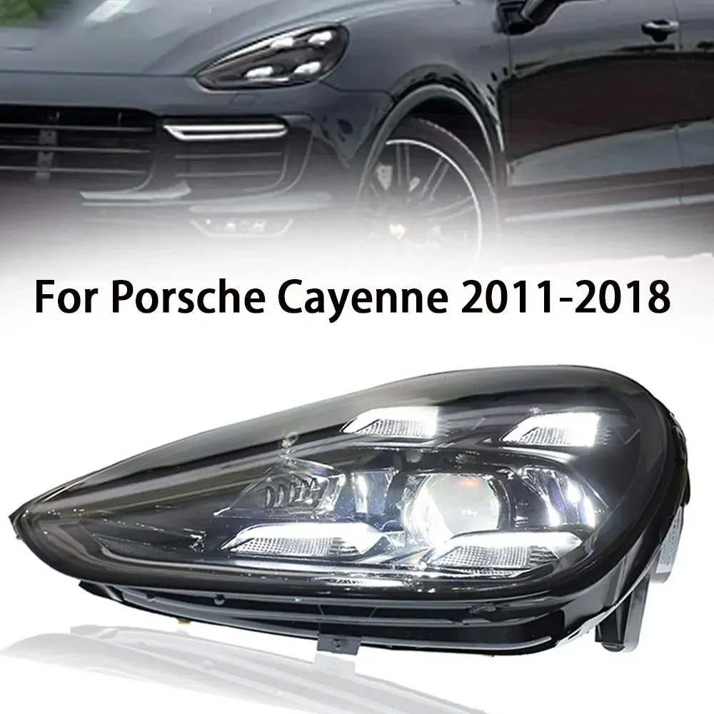 Car Lights LED Head Lamps For Porsche Cayenne 958.1 958.2 2011-2018 Upgrade 2021 Matrix Laser headlights