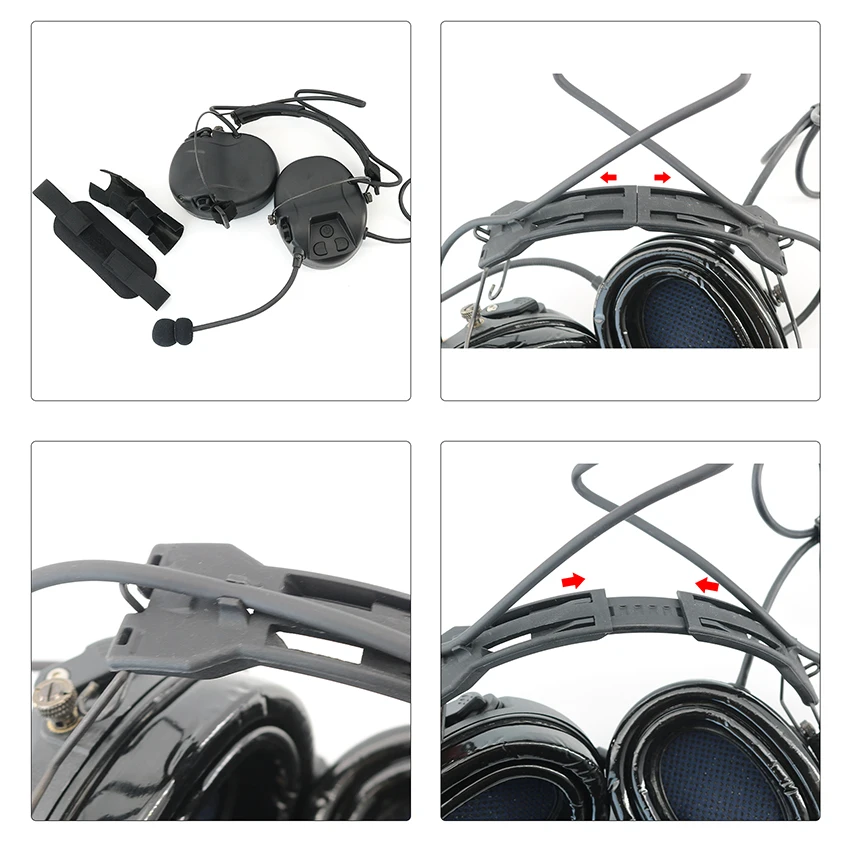 TS TAC-SKY DSP H302 Modular Headset - Noise Reduction, Sound Pickup, and Hearing Protection for Outdoor Hunting