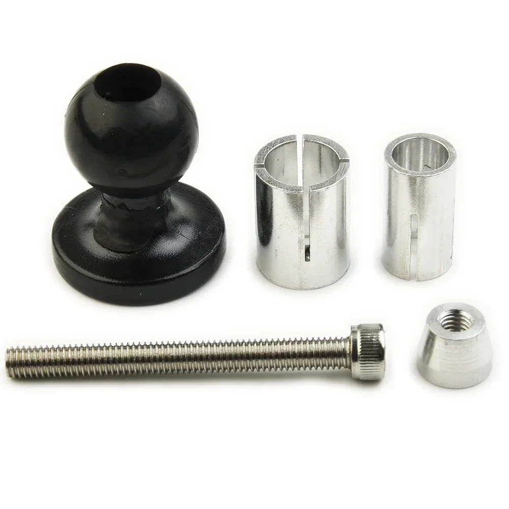 Motorcycle Bike Aluminum Mount Fork Stem Base Set W/ Ball Head For RAM Mount Compatible With A Variety Of Connecting Rod/bracket image 2