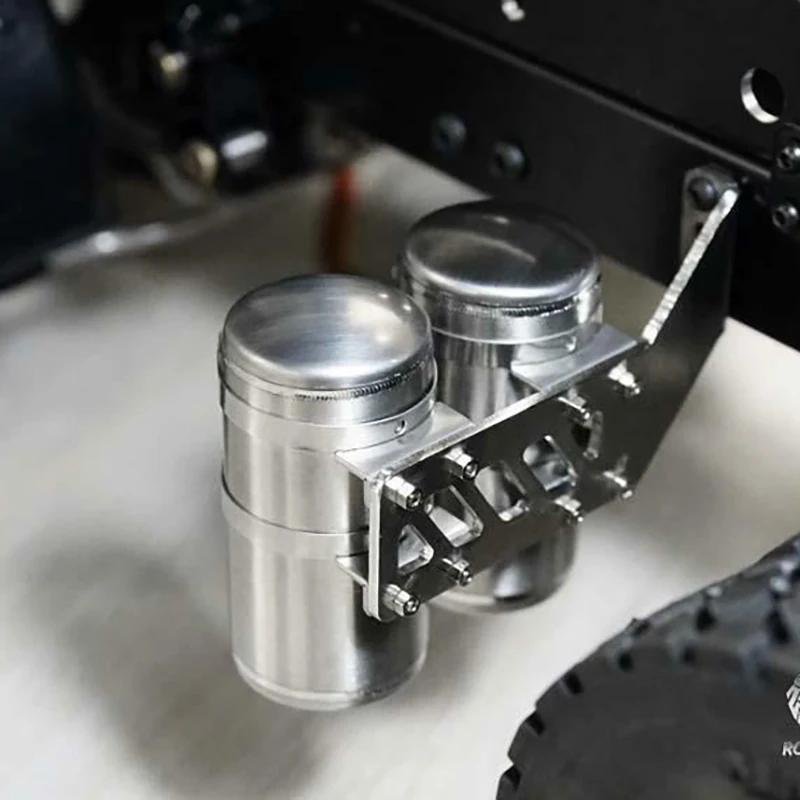 Części metalowe CNC LESU do zbiornika powietrza do modeli RC 1/14 DIY Tamiyaya 3348 Wywrotka Ciągnik Zabawki Outdoor TH05110