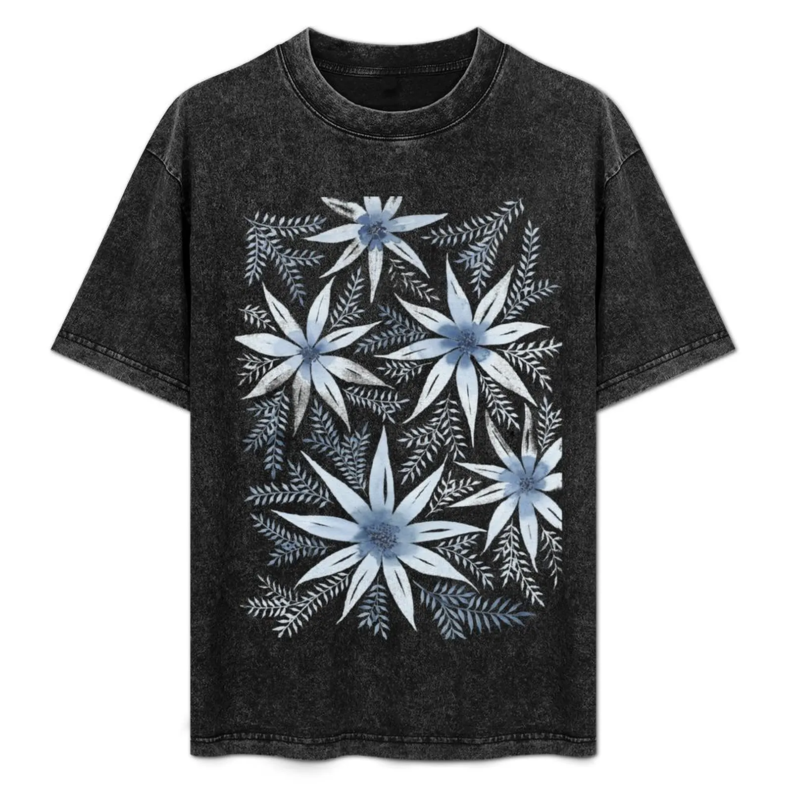 

Winter Flowers | Watercolour Painting T-Shirt Fashion Casual Short Sleeve T-Shirt