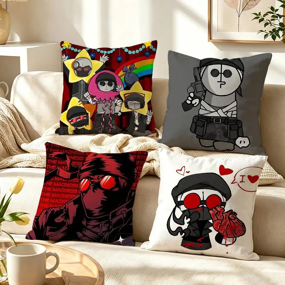 Deimos Sanford M-Madness Combat  Pillow Case Pattern Printed Pillowcase For Living Room Sofa Cushion Cover
