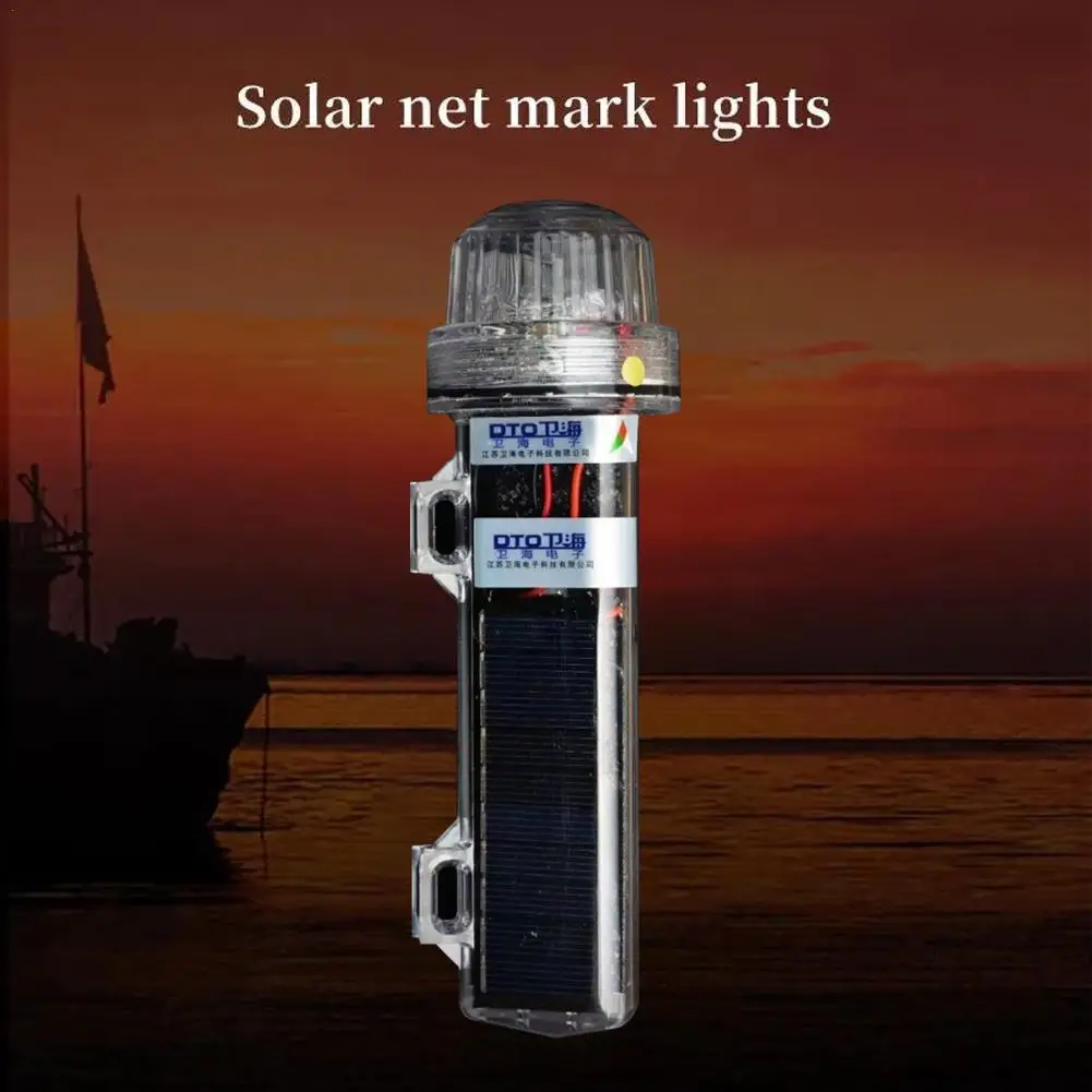 High-quality Metal Wire LED Marine Waterproof Solar Mesh Beacon Light Automatic Charging During The Day Fully Sealed  Waterproof