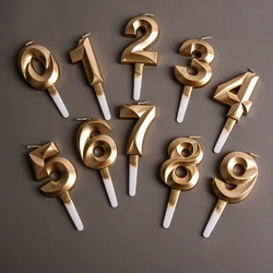 3D number cake decorating candle glitter birthday candles digital candle cake topper birthday party wedding cake decor