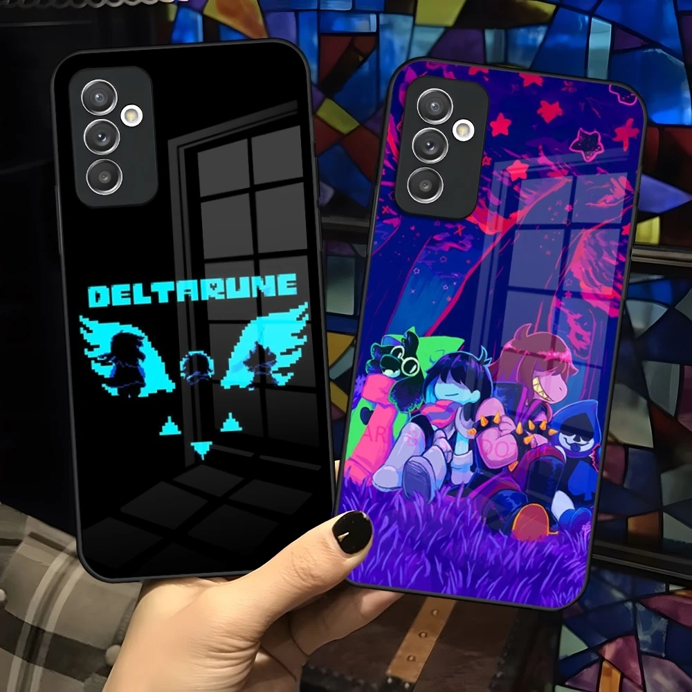 Game Deltarune Phone Case For Samsung Galaxy S26 S25 S24 S23 S22 S20 S21 Ultra Plus Fe Edge Colored Silver Cover