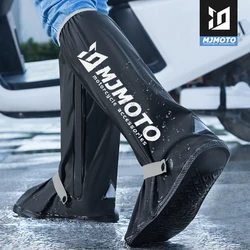 Unisex Motorcycle Boots Cover Shoes Rain Cover Bike Cycling Waterproof Rain Shoes Cover for Rainy Non-Slip Motorbike Boot Covers