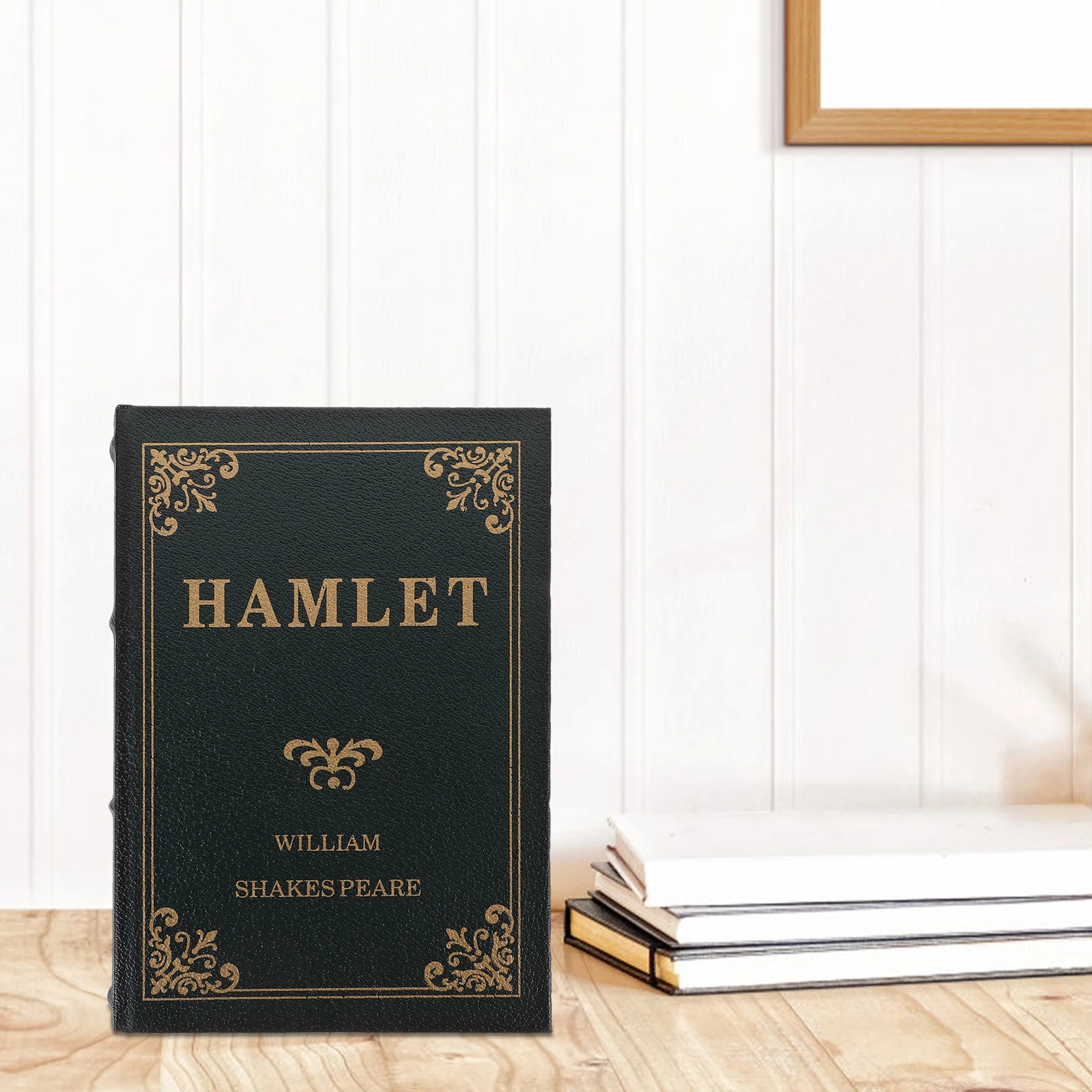 

1pc Fake Book Box Vintage Style Book Shaped Storage Organizer For Home Office Decor Bookshelf Desktop Coffee Table Prop