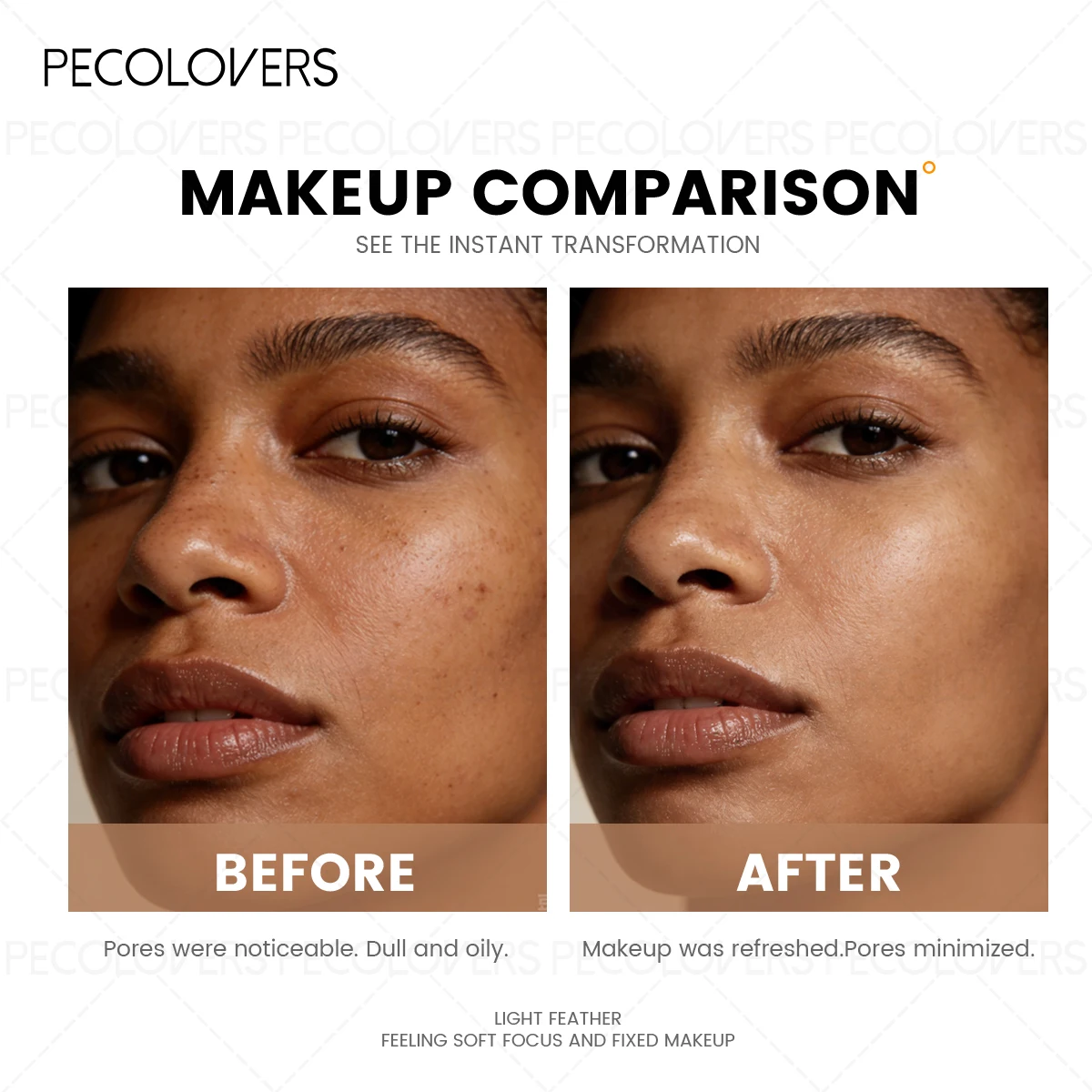 1PC Droge Concealer Matte Poeder, Set Make-up, Controle Olie, Duurzaam, Onzichtbare Poriën, Houd de huid in een natuurlijke en verfrissende staat