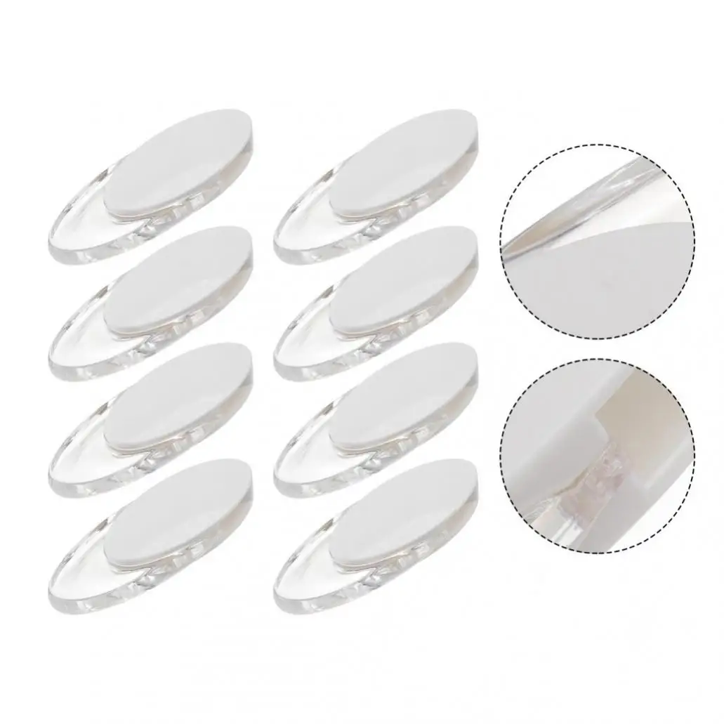 8pcs/set  Oval Transparent Curtain Handle for Window Blinds / Roller Blinds