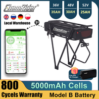 ChamRider 48V Rear Rack Battery 36V Ebike 52V Lithium Powerful Electric Bicycle Bike BaFang 500W 1000W 20AH 40A BMS 21700 Cells