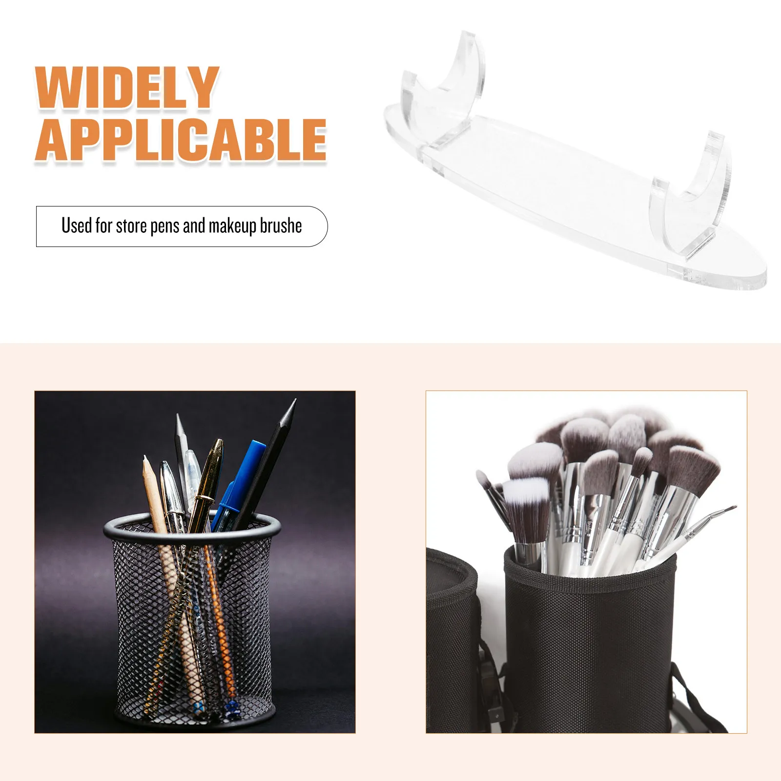 Makeup Brushes Display Pen Stand Dip Holder for Ink Pens Fountain Acrylic Acylic Desktop