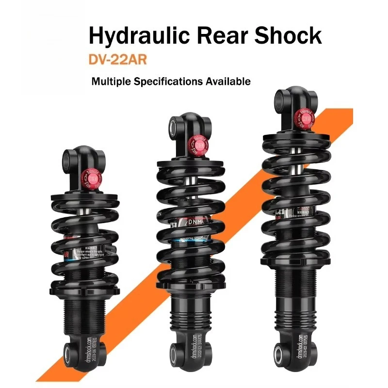 DV-22AR Bicycle Rear Shock Spring Mid Suspension MTB Mountain Dirt Fat Bike Back Damper Absorber 165 190 200mm