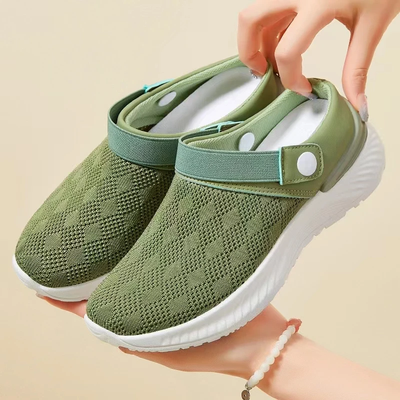 Women's shoes, summer slippers, breathable and cool beach slippers, women's outdoor slippers, large size 41 casual shoes