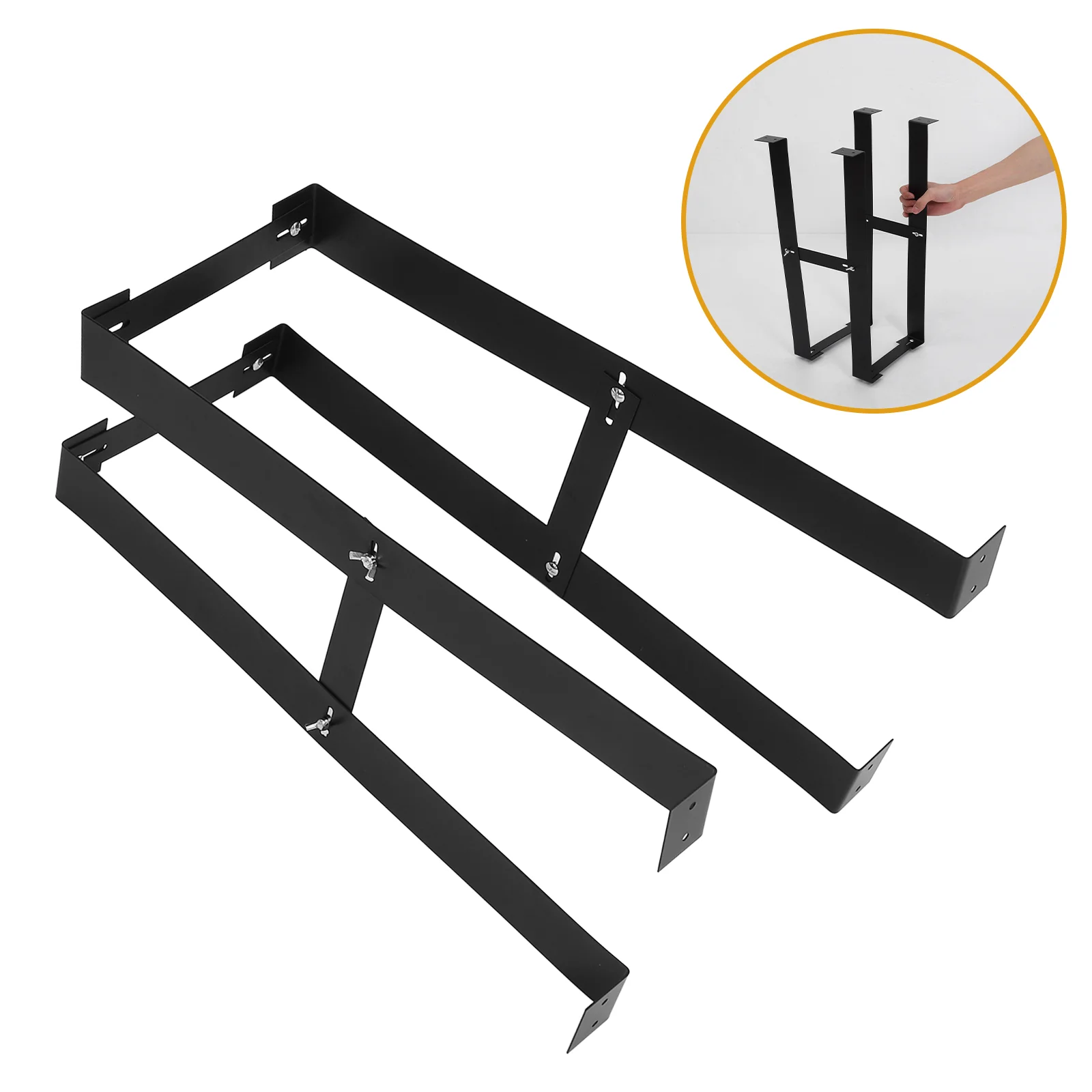 Host Hanger Holder for Desktop Computer Tower Bracket Power Stand Chassis Case CPU Under Mount Carbon Steel Carrier