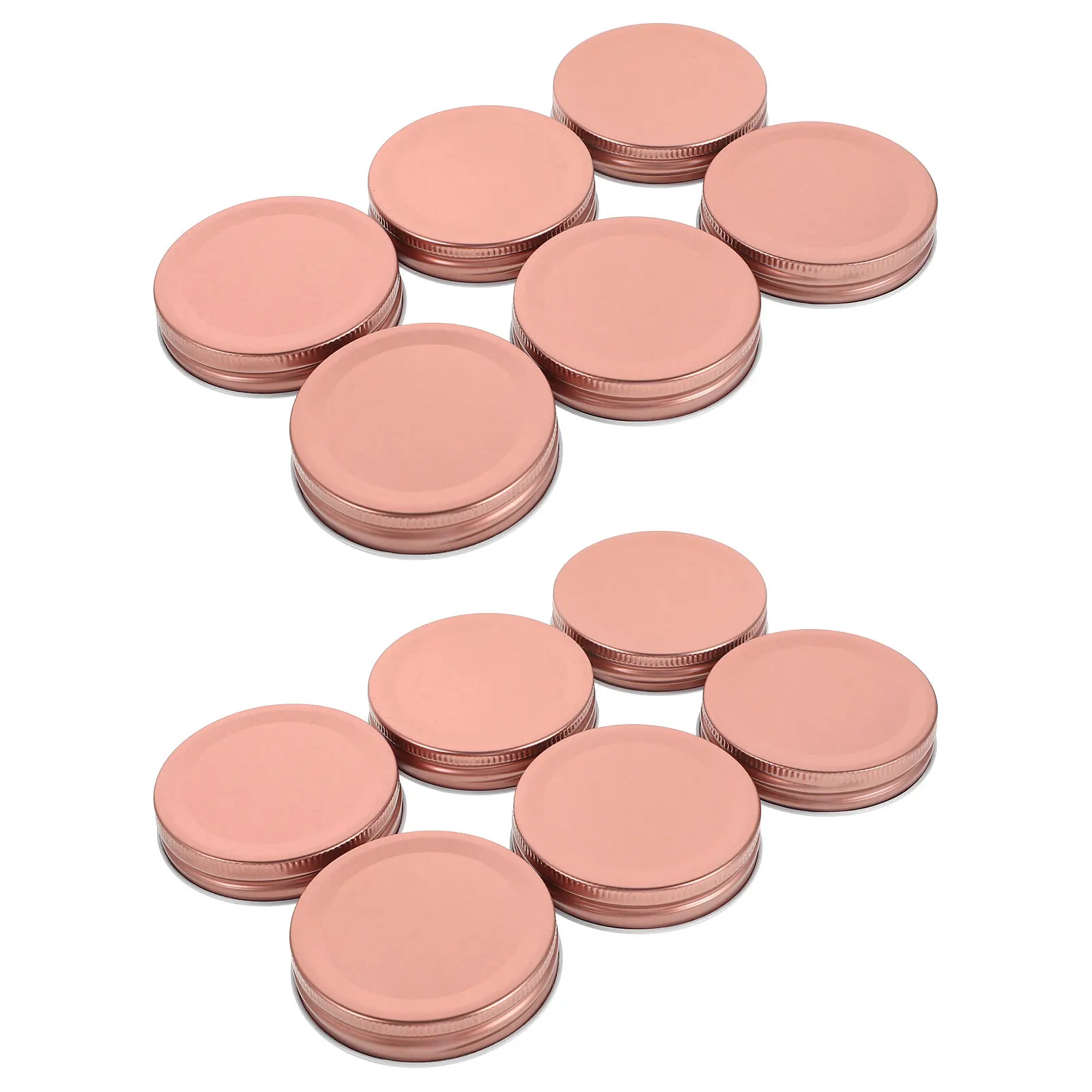 

12 set Tinplate Canning Lids Wide Mouth Airtight Leakproof Jar Caps For Jams Sauces Preserves Sealing Storage Replacement