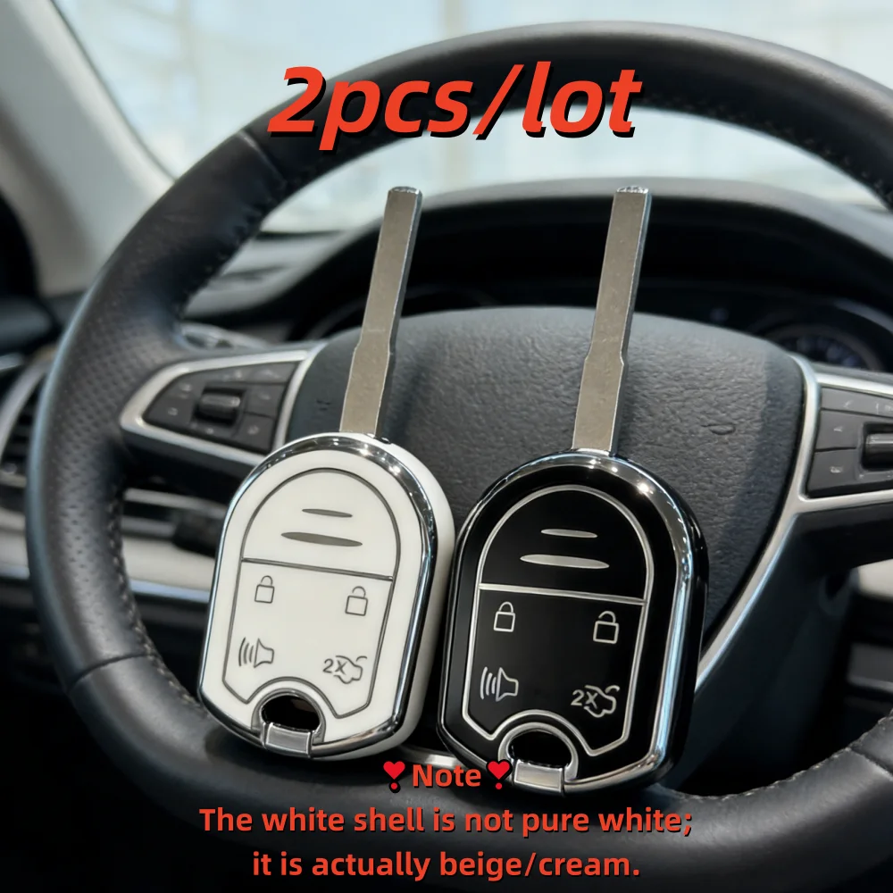 2 fundas para llaves de coche para FORD Expedition Mustang F150 F250-350, fundas para llaves FOB