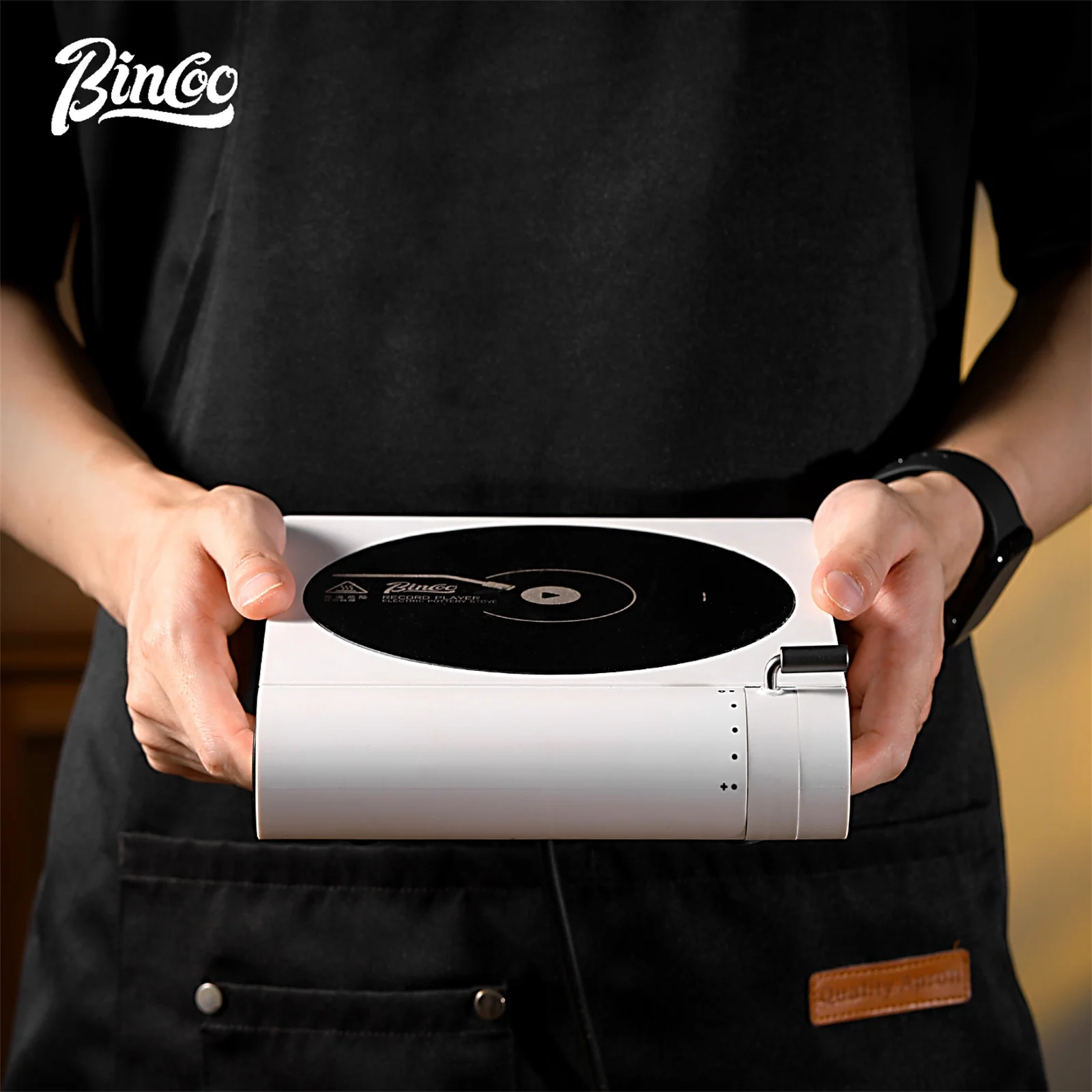 

Bincoo 800 Вт мока горшок мини электрическая керамическая инфракрасная нагревательная печь нагреватель молока кофе индукционная плита двойное рассеивание тепла