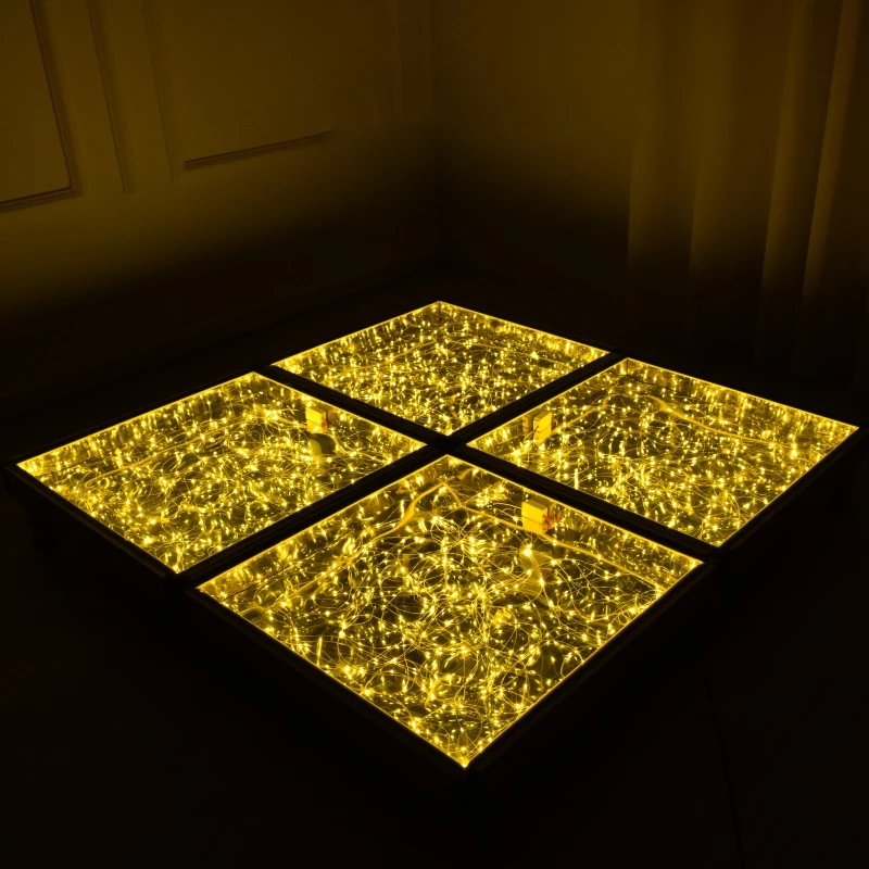 28 pieces Hot Sale Led Starlight Dancing Floor Wedding Party Decoration Led Dancing Floor