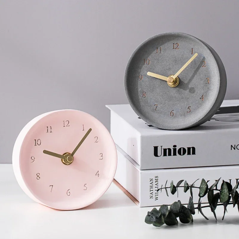 Minimalist Modern Electronic Clock, Desktop Ins Living Room, Children's Area, Bedroom Creative Light, Luxury Mini Ornament