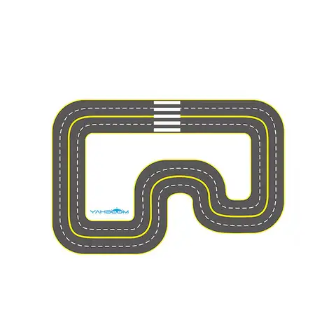 Smart Robot Car Road Map Track for AI Autopilot 3*2m Waterproof Cloth Large Size and Durable Tarpaulin Come with 90° Right Angle