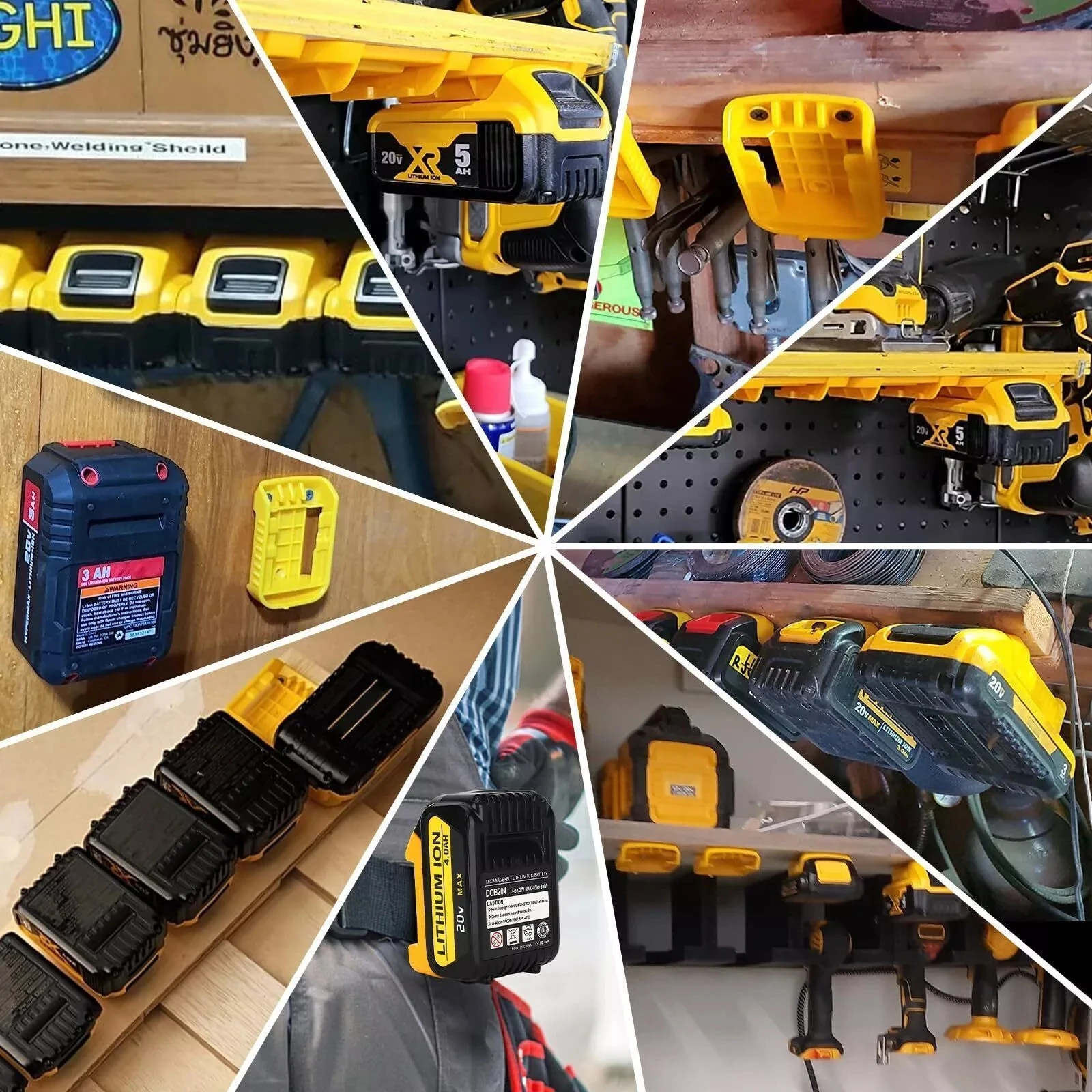 Power Tool Accessories Adapter For Dewalt 18V 20V Li-ion Battery Type-C USB Charge Power Bank DCB200 DCB205 DCB183 DCB203 DCB206 image 5