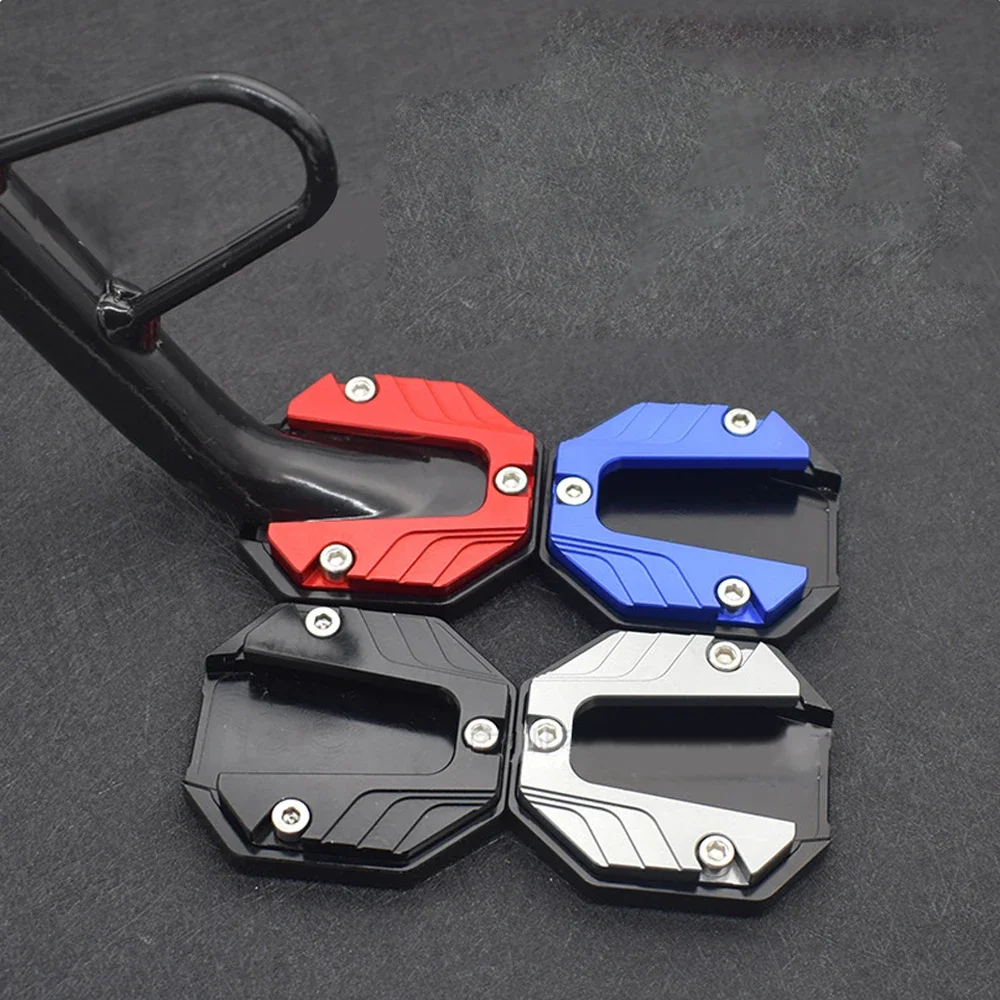 Scooter Motorcycle Bike Kickstand Extender Foot Side Stand Extension Pad Support Plate Anti-skid Enlarged Base