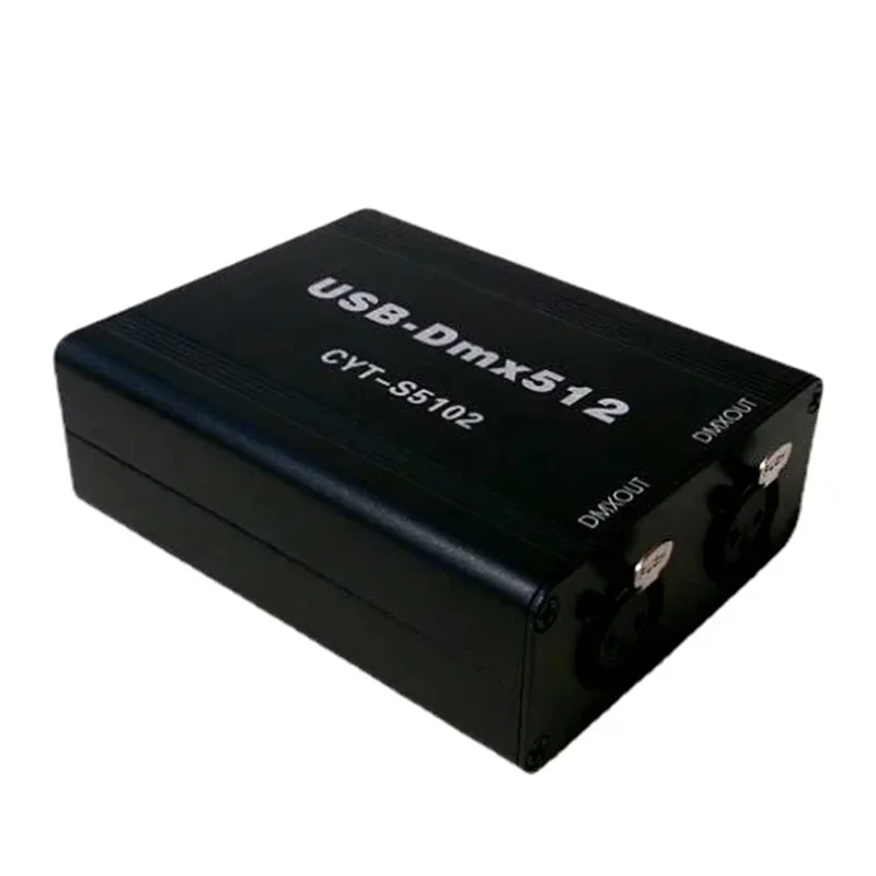 1 шт. черный контроллер USB-DMX с поддержкой MA Onpc Freestyler + 3D DJ USB DMX интерфейс