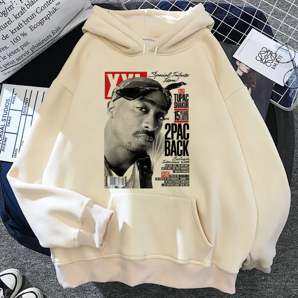 Tupac hoodies women long sleeve top Winter  Kawaii harajuku Hooded Shirt pulls female Kawaii sweatshirts