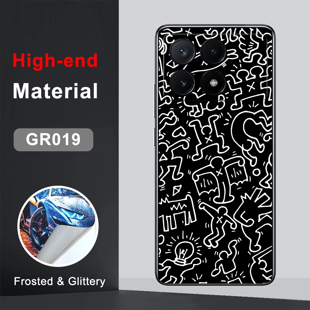 CASEKiTTY Skin For Poco X6 Pro Sticker Xiaomi Poco X5 Pro 5G Back Film X4 GT X3 NFC Protective Decal Wrap Back Screen Protector