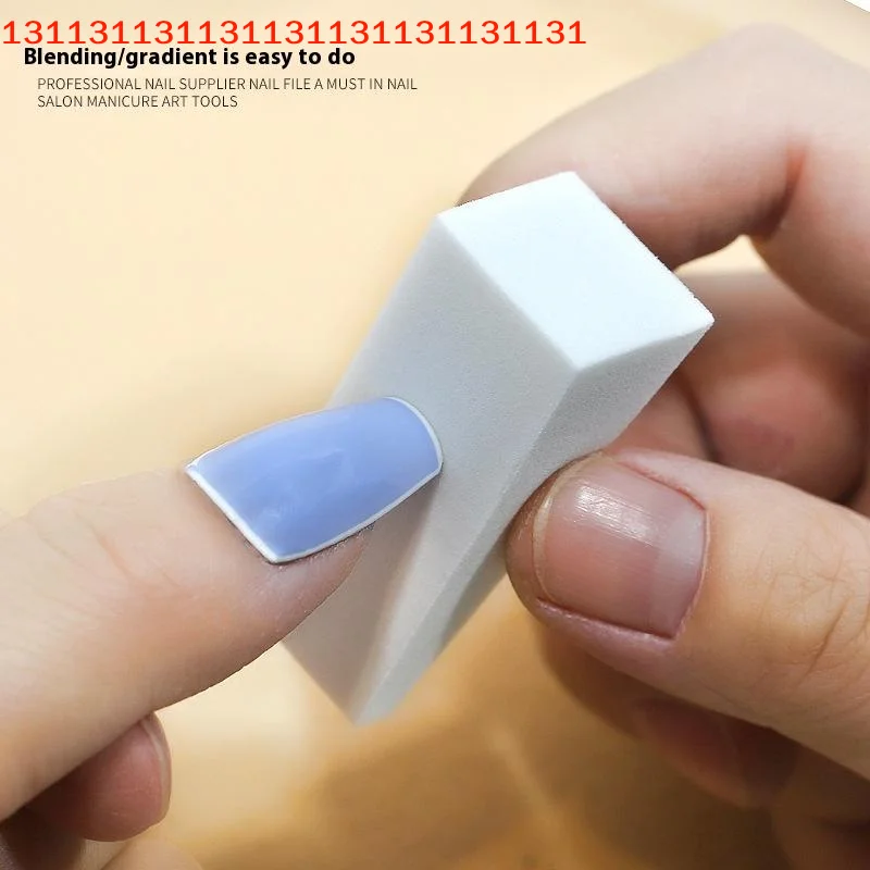 DIY Gradient Malerei Gel Maniküre Werkzeug Make-Up Erröten Wisch Schwamm 20/50Pcs Weiß Dreieck Weichen Schwamm Nagel Pinsel