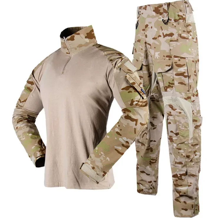 mcad-desert-camoufalge-frog-uniform-include-tops-pants-man-outdoor