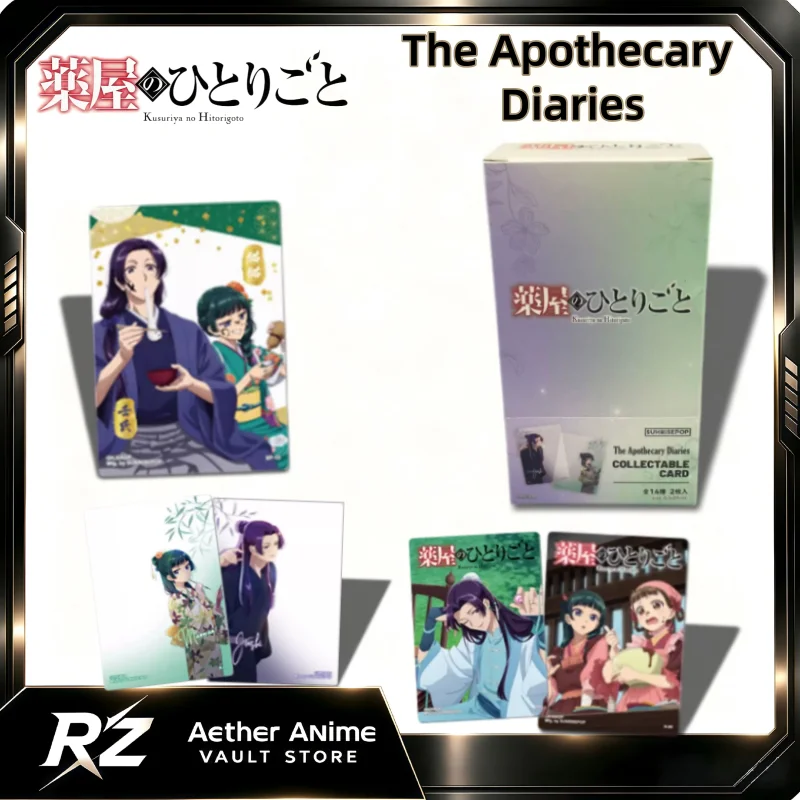 les-cartes-a-collectionner-de-the-apothecary-diaries-cartes-maomao-produits-derives-d'anime-en-stock-boite-complete-possibilite-d'obtenir-des-versions-rares