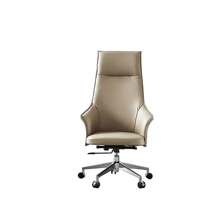 Luxury boss chair reclining home office high-end light luxury universal wheel business
