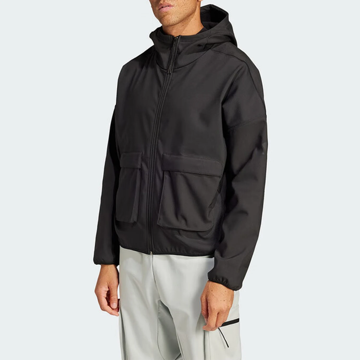 

Adidas Official Authentic 2025 Spring New Men's Hooded Training Jacket JF3300