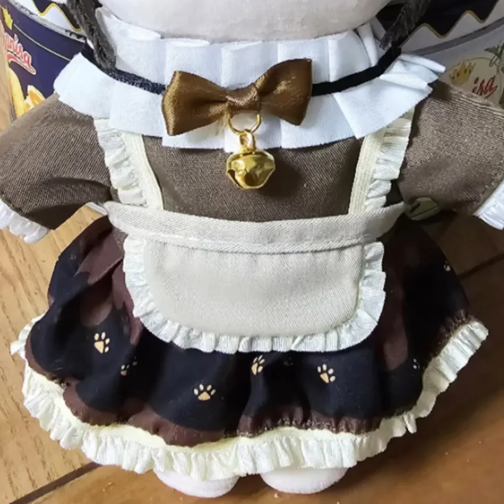 

1 set Clothes Rabbit Set 20cm Cotton Clothes Cat Paw Lolita Dress Cotton 's Clothes Mini Fashion Clothes 20cm Cotton